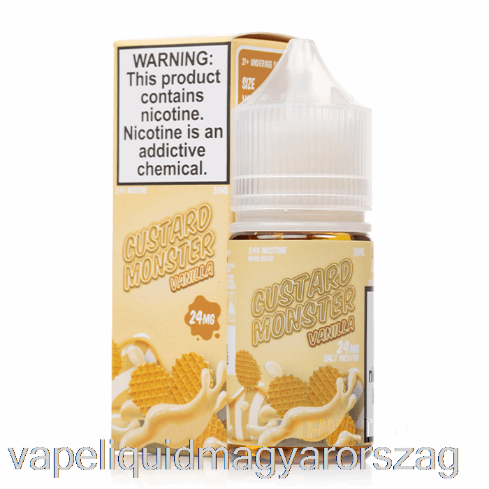 Vanília - Puding Szörny Só - 30 Ml 48 Mg Vape E Cigi